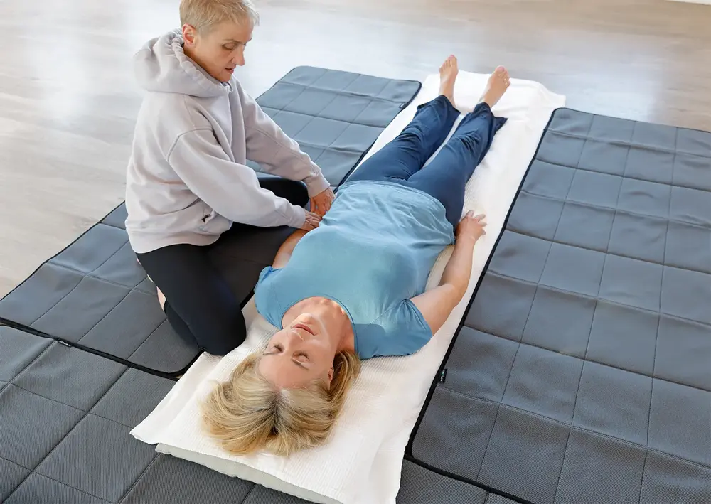 Yoga unter Anleitung